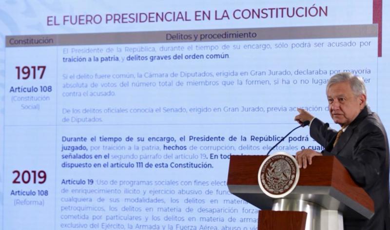 AMLO, Fuero, Presidente, Corrupcion
