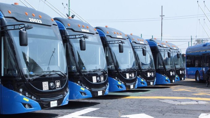 21/11/2019, CDMX, Trolebuses, Transporte, Nuevos