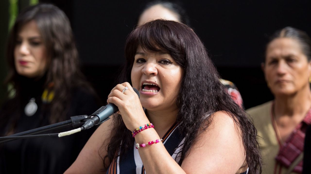 Nestora Salgado va por la candidatura al gobierno de Guerrero