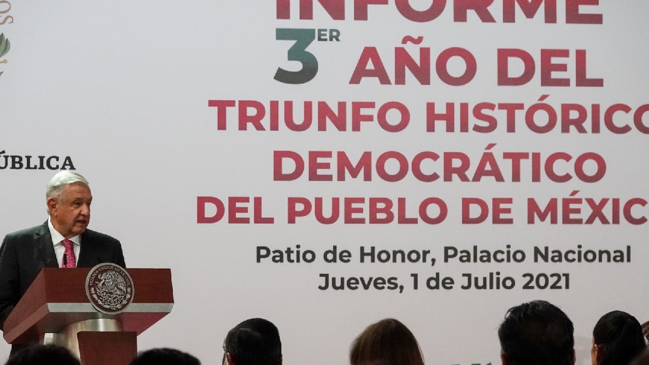 Informe Gobierno de AMLO tres años gobierno